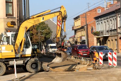 Šauklių ir Šv. Gertrūdos gatvių remonto darbai