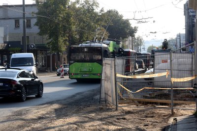 Šauklių ir Šv. Gertrūdos gatvių remonto darbai