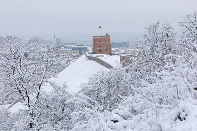 Sniegas, Vilnius