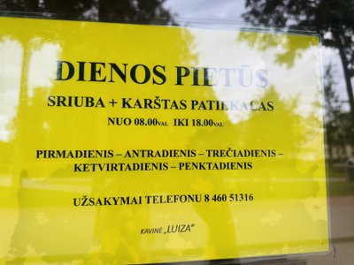 Bene pigiausi dienos pietūs visoje Palangoje