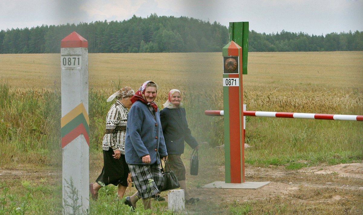Belorussian Lithuania border