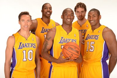 Steve'as Nashas, Dwightas Howardas, Kobe Bryantas, Pau Gasolis ir Metta World Peace