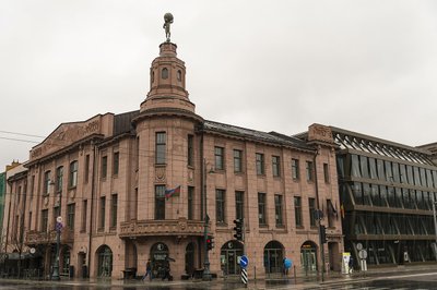 Pirkliu Klubas or Merchand Club bulding in Vilnius       Photo © Ludo Segers @ The Lithuania Tribune