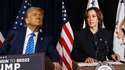 Donaldas Trumpas, Kamala Harris