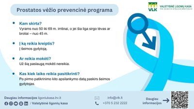 Prostatos vėžio prevencinė programa