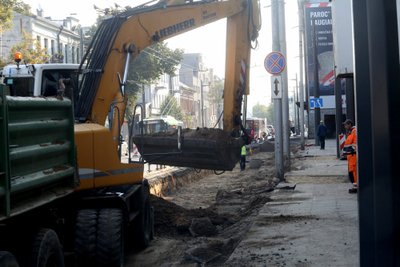 Šauklių ir Šv. Gertrūdos gatvių remonto darbai