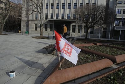 Žemųjų Šančių bendruomenės protesto akcija