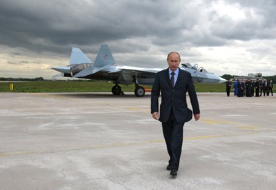 Vladimiras Putinas ir Suchoj PAK FA