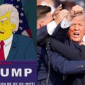 „Simpsonų“ pranašystės ir vėl lenda į dienos šviesą: svarsto, kad numatė išpuolį prieš Trumpą