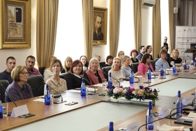 Pirmoji ponia Diana Nausėdienė dalyvauja konferencijoje „Lituanistika Sakartvele“