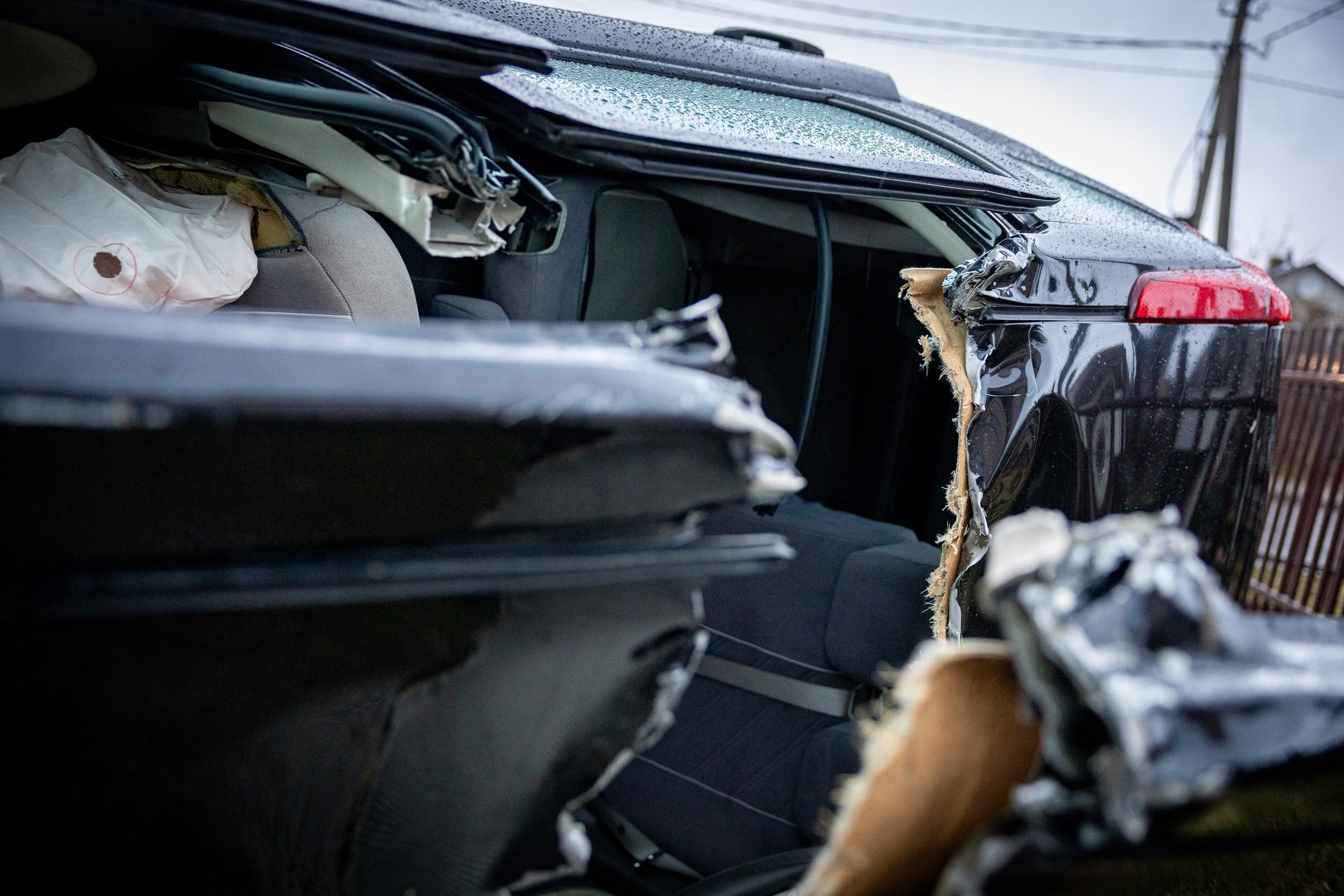 Crash survivor corrects police report: Young woman was driving overturned car