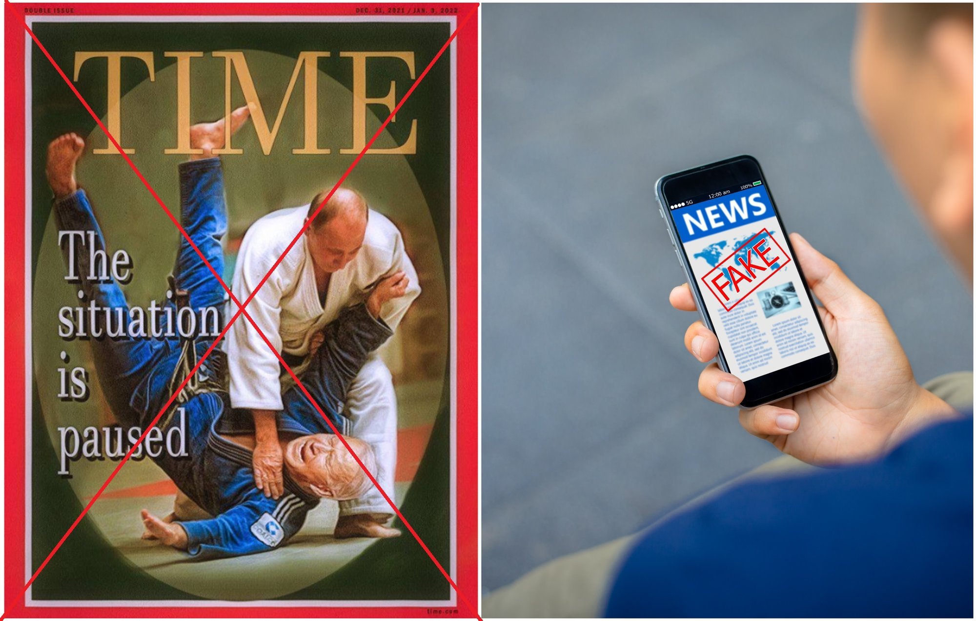 Kairėje – netikras „Time“ viršelis