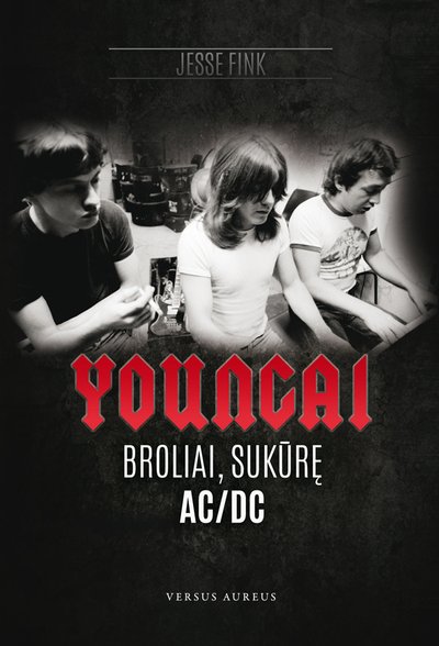 Jesse Finko knygos "Youngai – broliai sukūrę AC/DC" viršelis