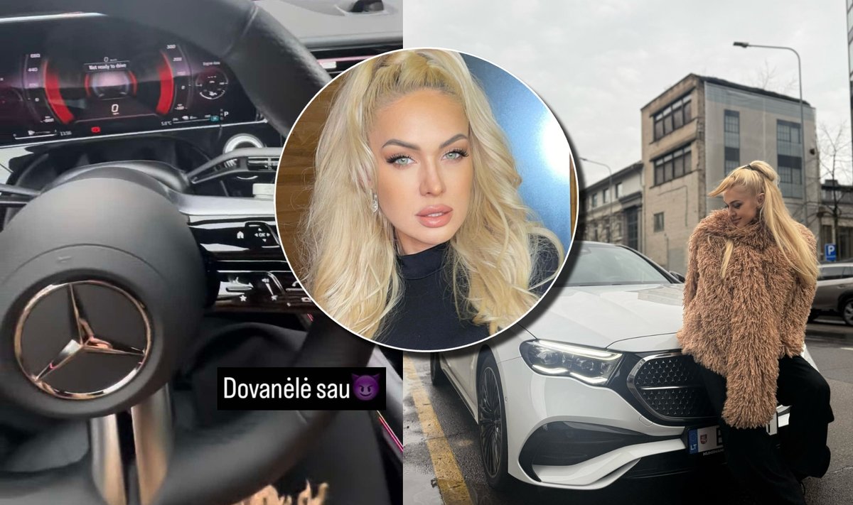 Oksana Pikul pasidovanojo prabangų „Mercedes-Benz“