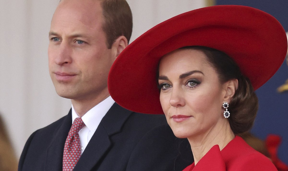 Kate Middleton ir princas Williamas