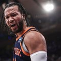 Sužeistas lyderis grįžo į mūšį ir stumtelėjo „Knicks“ link konferencijos finalo