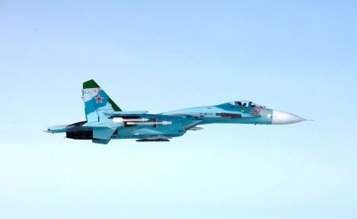 Rusų naikintuvas SU-27 