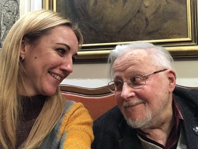 Daiva Žeimytė-Bilienė ir Vytautas Landsbergis