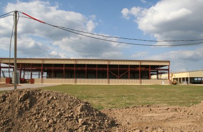 Construction site for Astravyets Nuclear Power Plant