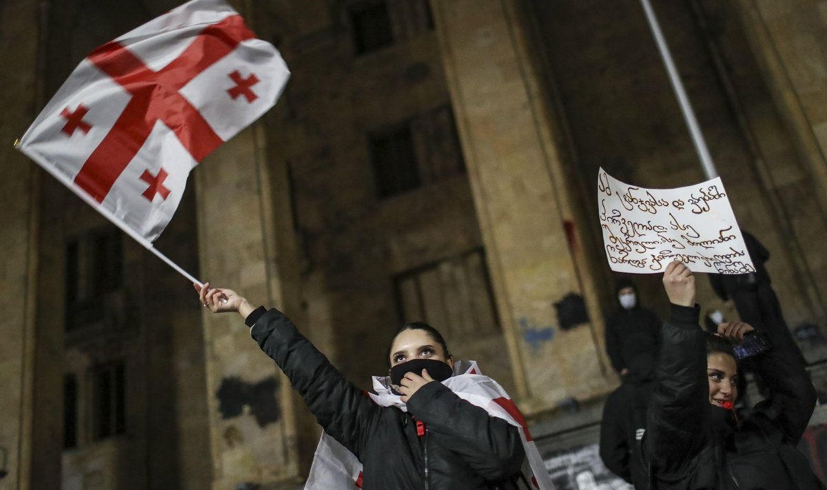 Sakartvele antrą savaitę vyksta protestai