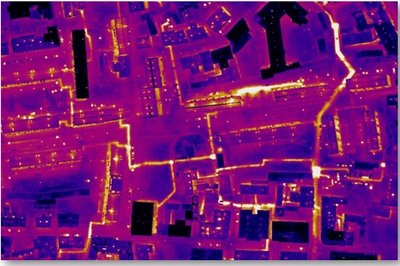 Neinvazinis nuotėkių aptikimas - termografinės nuotraukos