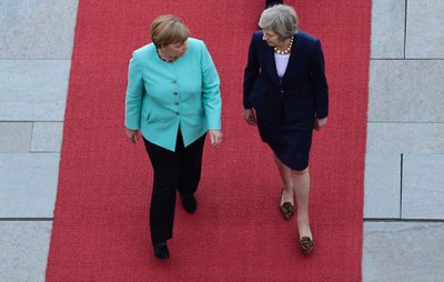 Angela Merkel, Theresa May