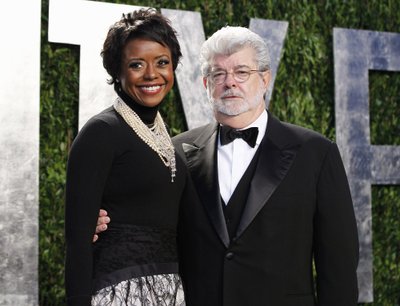 George''as Lucasas ir Mellody Hobson