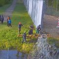 Prie Lenkijos pasienio – nemalonus incidentas: migrantai iškeikė pareigūnus