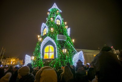 Kalėdų eglės įžiebimo šventė 2015 m.