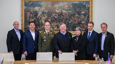 Viceministras Aleksa: nėra stipresnio signalo Maskvai nei JAV vėliava šalia mūsų karinių padalinių