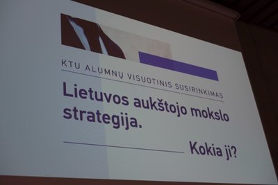 KTU alumnų diskusija