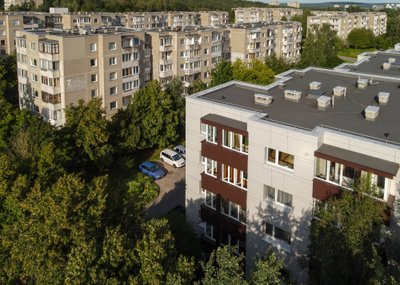 Daugiabučių renovacija Lietuvoje. Nuotrauka iš APVA archyvo