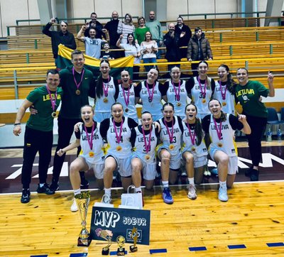 U-16 merginų rinktinė triumfavo EGBL ture Rygoje