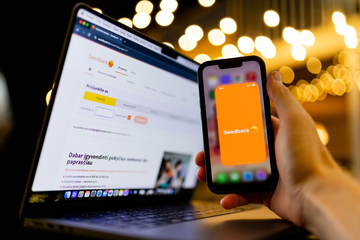 Daliai „Swedbank“ klientų sutriko elektroninės bankininkystės paslaugos ...