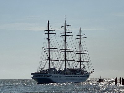 Klaipėdoje apsilankė didžiausias kruizinis burlaivis pasaulyje „Sea Cloud Spirit“. Š. Meškio/DELFI nuotr.