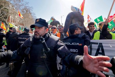 Ūkininkų protestas Briuselyje