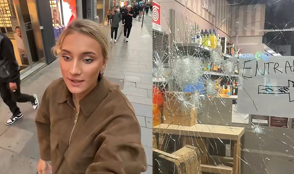 Ieva Šadžiūtė dėl neramumų Milane bėgo slėptis: video - Delfi veidai