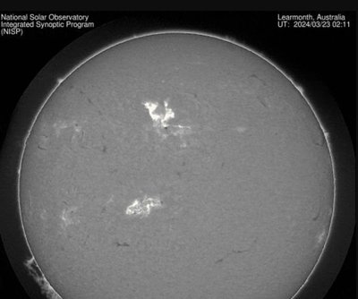 Po Saulės plazmos išsiveržimo Žemėje kovo 24 prasidėjo labai stipri geomagnetinė audra. NOAA/VidaPress/NISP nuotr.