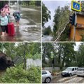 Latvijoje viešintis „Delfi“ žurnalistas: audros padariniai – nesuvokiami, garsas buvo žvėriškas