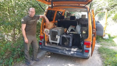 Žurnalistė Sigutė Limontaitė su labdaros organizacija vežė paramą Ukrainai