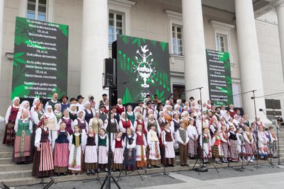 Vilnius dainuoja! Atviri Dainų šventės dalyvių pasidainavimai 