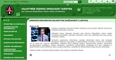 Įsilaužimas į VSAT tinklapį