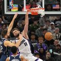 Sabonis ir „Kings“ slogią atkarpą nutraukė prieš smarkiai nukraujavusią „Mavericks“