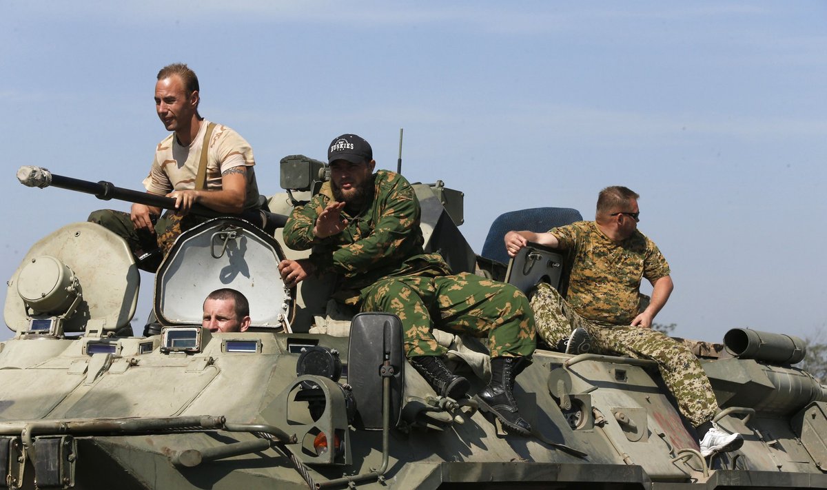 Rusijos karinės technikos kolona