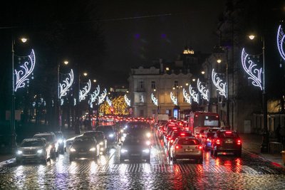 Vakariniai kamščiai Vilniuje