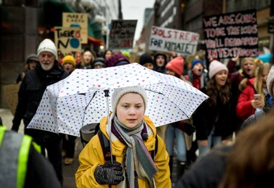 Greta Thunberg ir protestai už klimatą