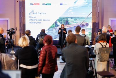 „Rail Baltica“ informacijos centro atidarymas Kauno geležinkelio stotyje