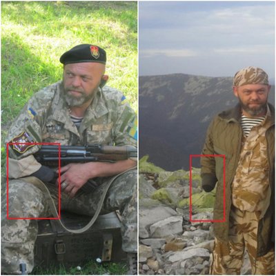 Ukrainos karo veteranas Jaroslavas Panasyukas Fedorovičius 