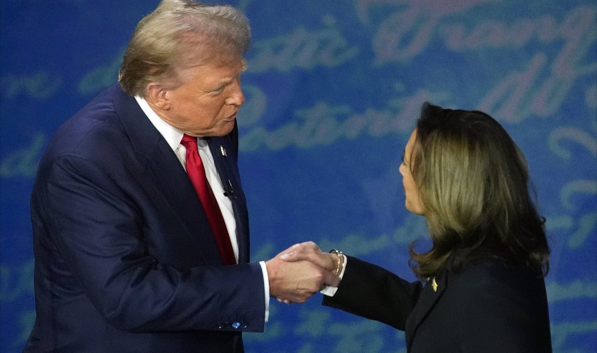 Donaldas Trumpas ir Kamala Harris