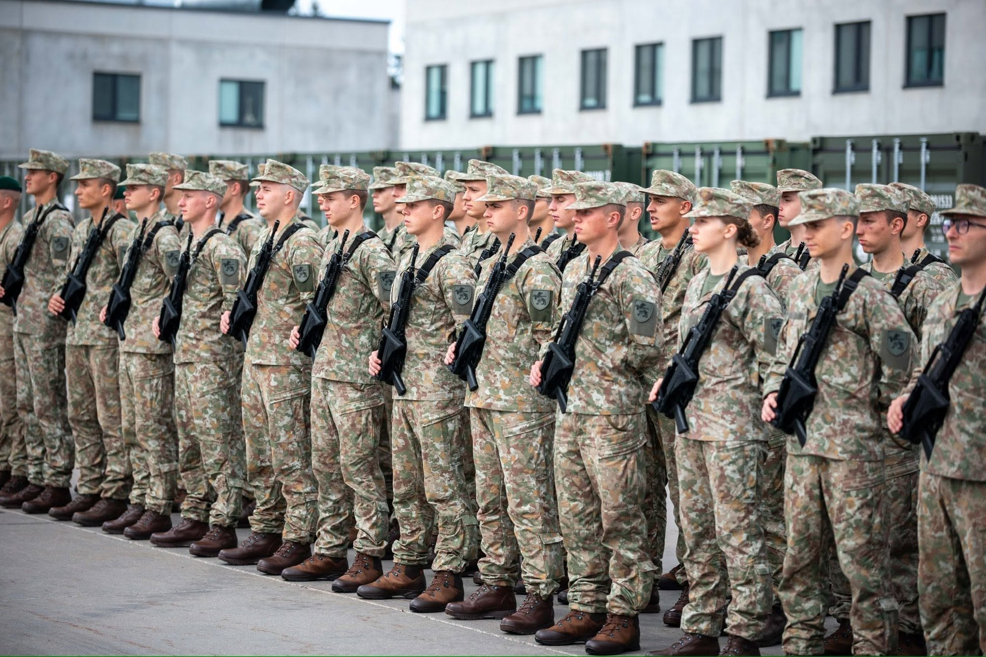 Lithuania sees record support for universal conscription, but military not ready